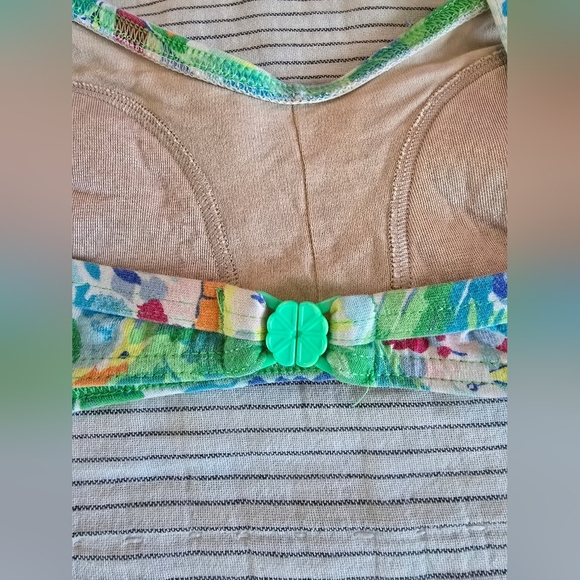 Vintage 90s Sunrays Neon Sailboat Bikini Top Size M Made In Canada - Picture 4 of 9